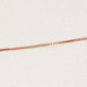 Cadena veneciana de 45 cm bañada en oro rosa cover