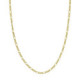 Gold-plated figaro chain of 55 cm image