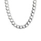 Etno 0,7 cm curb chain 50 cm silver necklace men´s