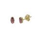 Bianca marquise light amethyst earrings in gold plating image