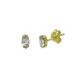 Bianca marquise crystal earrings in gold plating image
