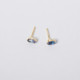 Bianca marquise sapphire earrings in gold plating cover