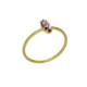 Bianca marquise light amethyst ring in gold plating image