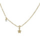 Alice star pearl necklace in gold plating