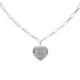 Me Enamora heart necklace in silver image