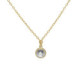 Basic XS crystal crystal necklace in gold plating image