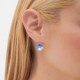 Basic light sapphire earrings in silver cover