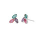 Isabella multicolour earrings in silver image