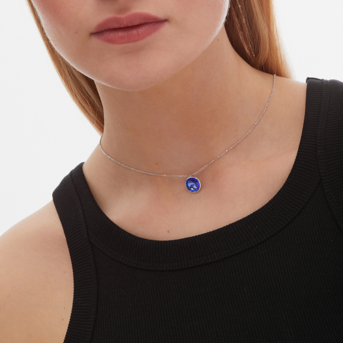 14K Yellow Gold Blue Sapphire Necklace, Handmade Sapphire Necklace, Blue  Gemstone, Sapphire Pendant, September Birthstone
