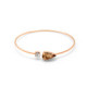 Celina tear cane light topaz bracelet in rose gold plating in gold plating