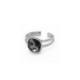 Basic square silver night ring in silver image