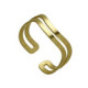 Connect gold-plated adjustable ring in bands shape image