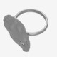 Fullness sterling silver adjustable ring in texture shape cover