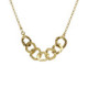 Essence gold-plated short necklace in circle shape image