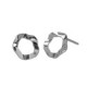 Essence sterling silver stud earrings in circle shape image