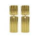 Connect gold-plated long earrings in rectangle shape image