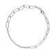 Connect sterling silver adjustable bracelet in links shape image