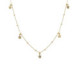 Vera stars crystal necklace in gold plating