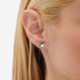 Basic chrysolite chrysolite earrings in rose gold plating cover