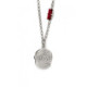 Scarlet flower scarlet necklace in silver
