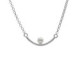 Perlite pearl necklace in silver image