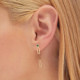 Greta links emerald earrings in gold plating cover