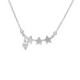 Vera stars crystal necklace in silver image