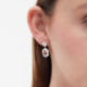 Celina oval crystal earrings in silver cover