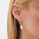 Iconic tears crystal earrings in silver in gold plating cover