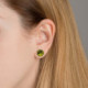 Basic olivine earrings in gold plating cover