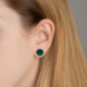 Basic emerald emerald earrings in silver cover