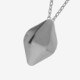 Tokyo rhodium-plated rhombus shape necklace cover