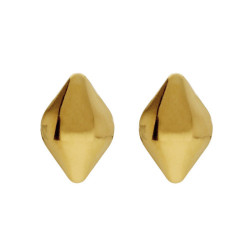 Tokyo gold-plated rhombus shape earrings