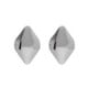 Tokyo rhodium-plated rhombus shape earrings image
