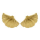 Tokyo gold-plated shell shape earrings image