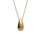 Eterna gold-plated big drop short necklace image