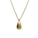 Eterna gold-plated small drop short necklace