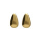 Eterna gold-plated drop short earrings