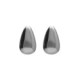 Eterna rhodium-plated drop short earrings image