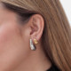 Eterna gold-plated drop short single earrings cover