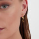 Bliss gold-plated dragonfly long earrings cover