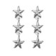 Bliss rhodium-plated starfish long earrings image