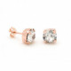 Pink Gold Earrings Celine Basic M