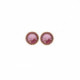 Basic light rose earrings in rose gold plating in gold plating image