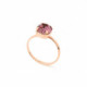 Celina antique pink ring in rose gold plating in gold plating