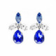 Silver Earrings marquise image