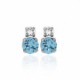 Silver Earrings Celine You and I