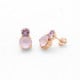 Pink Gold Earrings Celine You and I