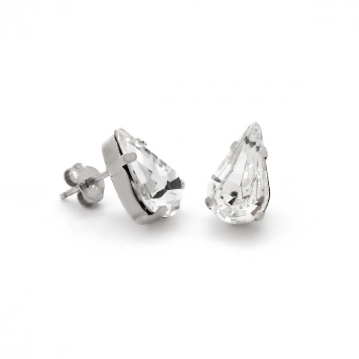 Silver Earrings Celine Drop