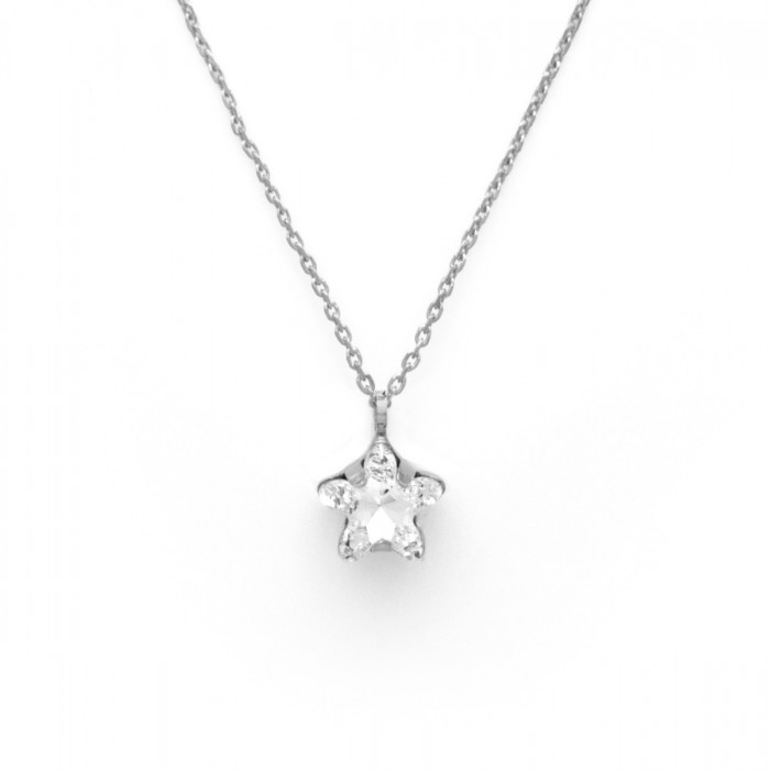 Silver Necklace Celine Star